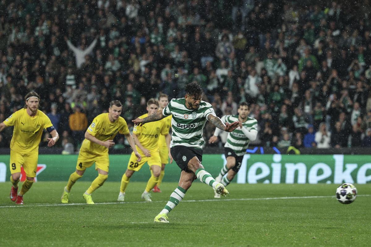 El delantero colombiano, Luís Suárez, anotó de penalti el 3-0 ante el Bodø/Glimt