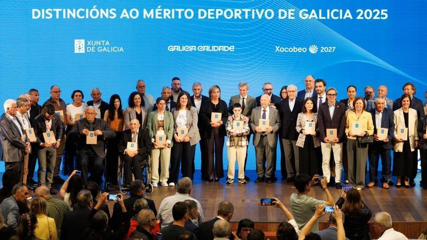 La Xunta entrega las medallas al mérito deportivo de Galicia