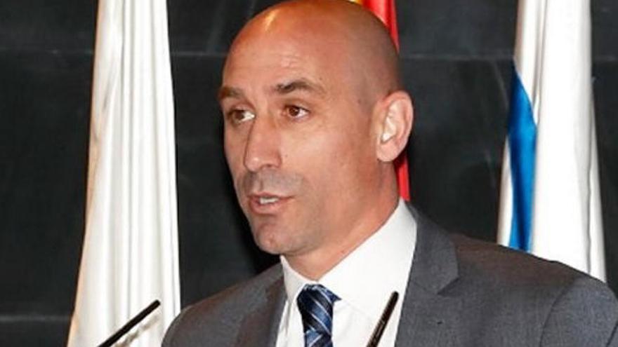 Luis Manuel Rubiales, presidente de la Real Federación Española de Fútbol.