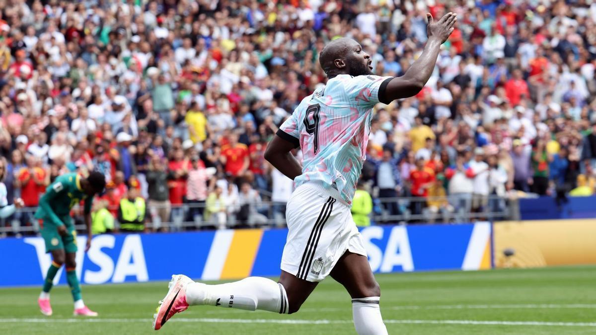 Lukaku, la bestia ‘vintage’ puso patas arriba el Bélgica-Senegal