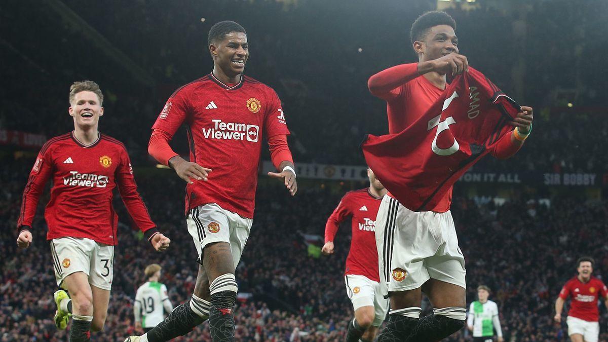 El Manchester United superó al Liverpool y aspira lograr una nueva final de FA Cup