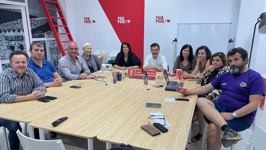 Ejecutiva del PSOE de Formentera tras la elecciones del 28M.