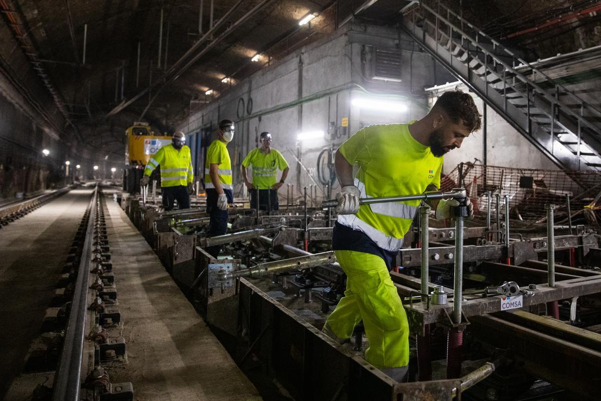 La línea 5 del metro de Barcelona se renueva