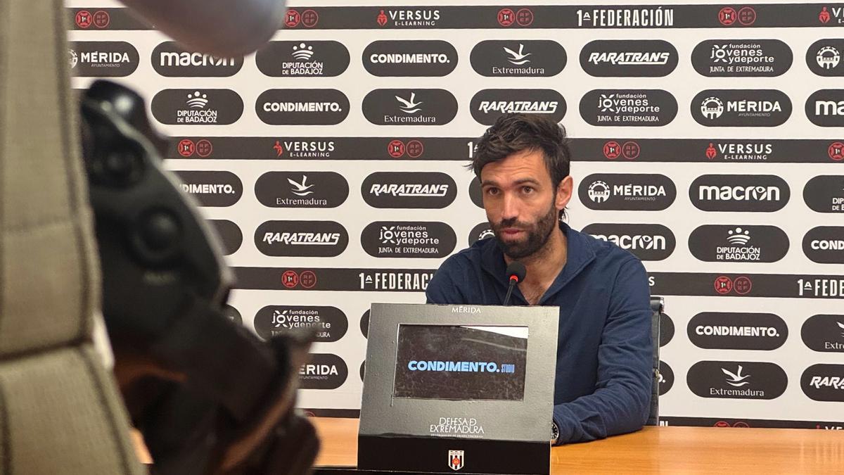 Fran Beltrán, este viernes en rueda de prensa.