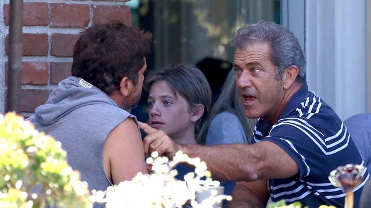 Mel Gibson y Gerard Butler, de aperitivo