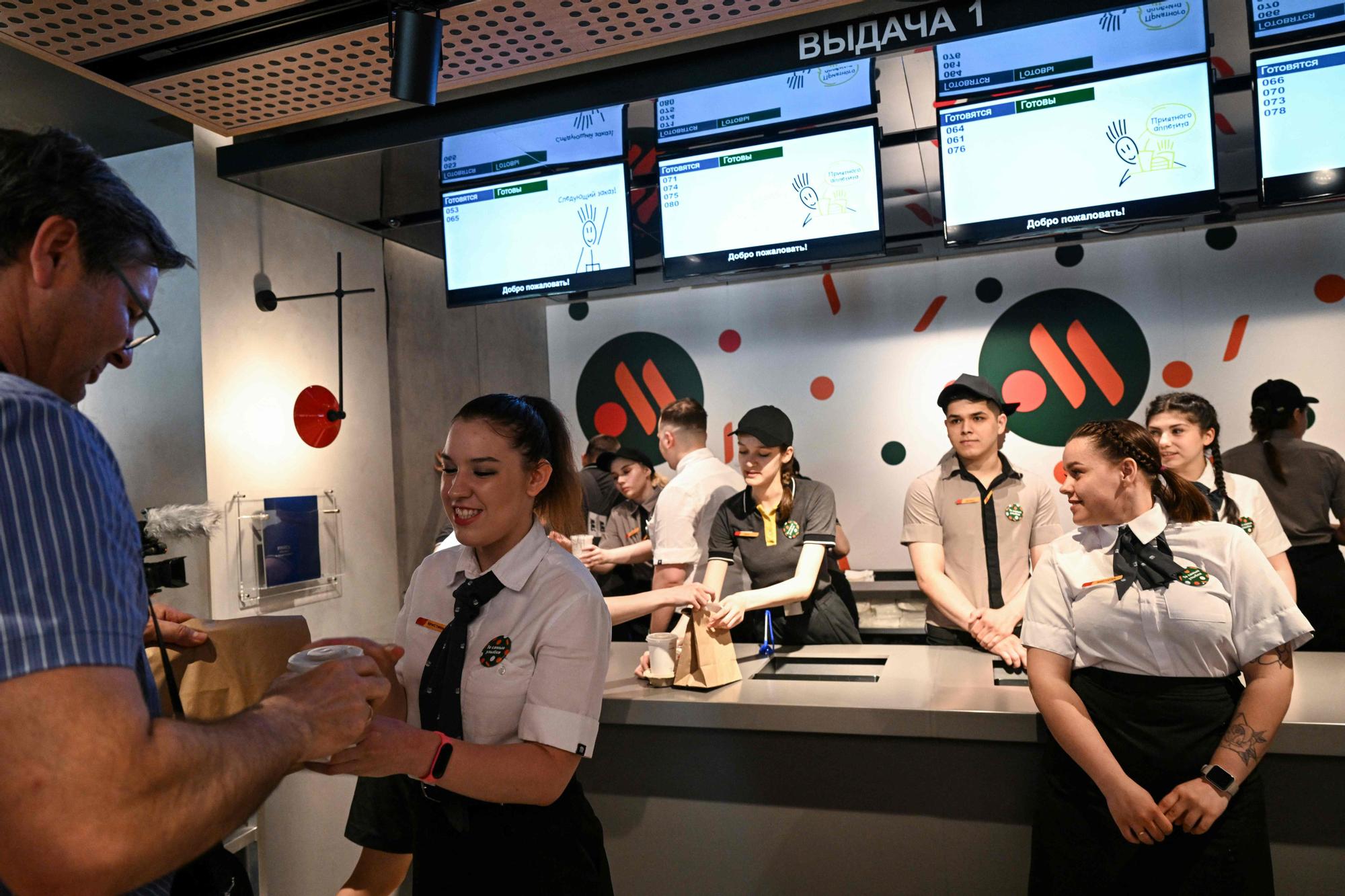 Nuevos restaurantes McDonald's versión rusa tras la guerra