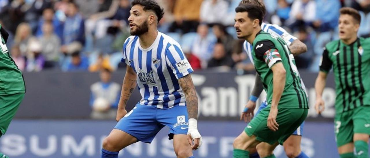 Antoñín, en el partido contra el Eibar.