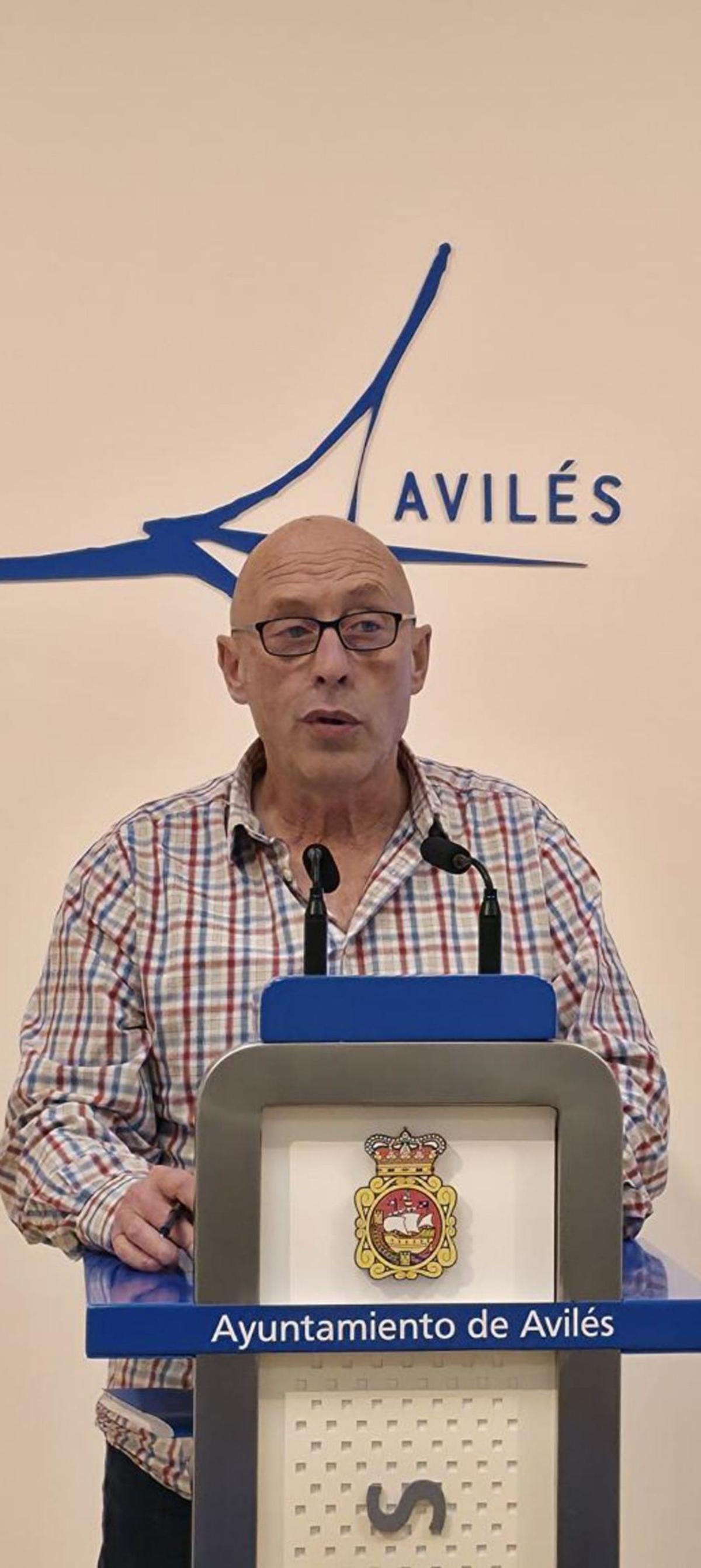 Agustín Medina, ayer, en la presentación de los presupuestos. | A. A.