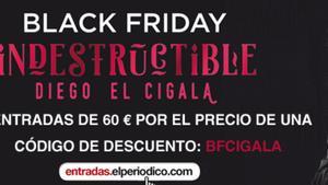Oferta de Black Friday para el concierto de Diego el Cigala en Barcelona