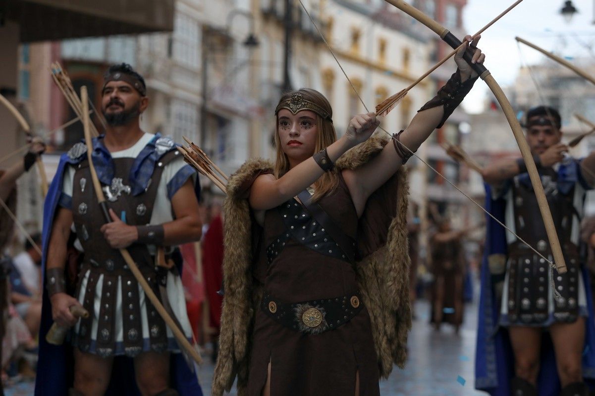 Todas las imágenes del Desfile General de Tropas y Legiones de este sábado en Cartagena