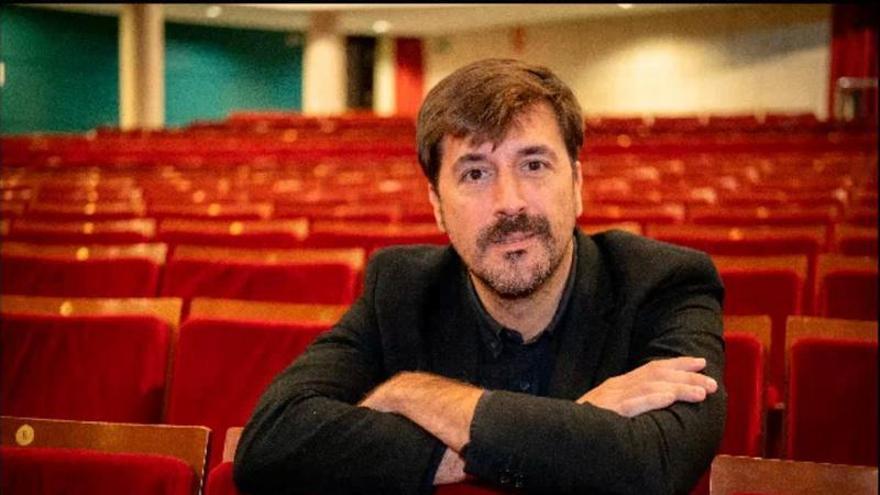 Ángel Luis López, en el Teatro López de Ayala