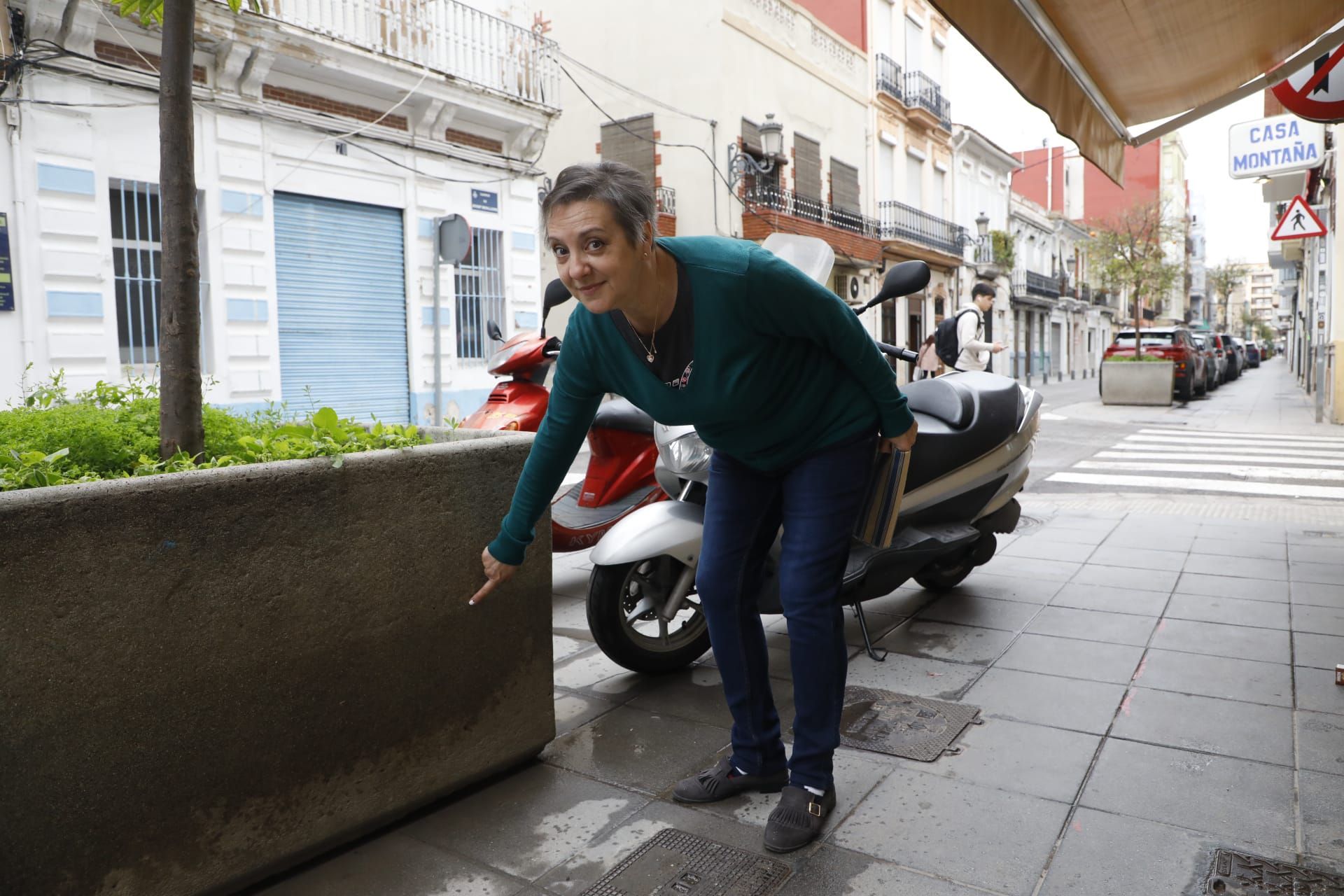 Así está la zona del Marítim el día después de las lluvias torrenciales en València