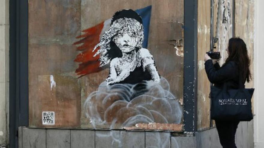 Banksy se posiciona de nuevo a favor de los migrantes en Calais