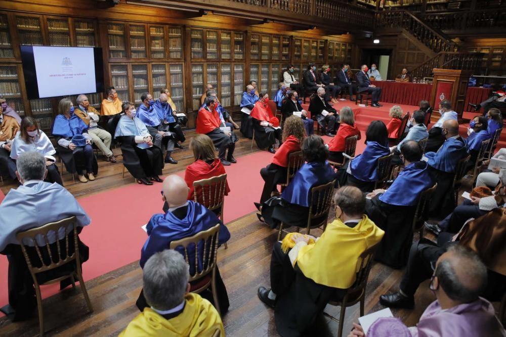 Acto de inauguración del nuevo curso académico en la Universidad de Oviedo