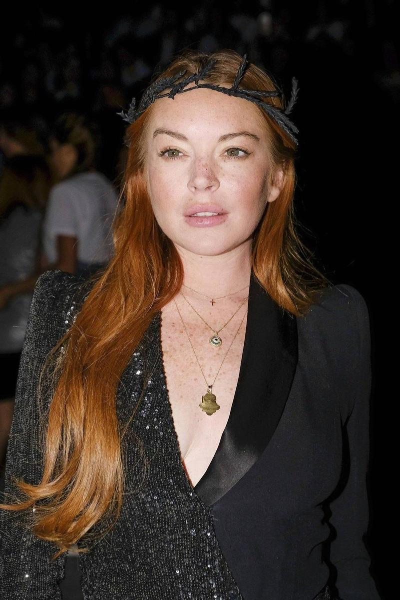 Lindsay Lohan en el desfile de Malne