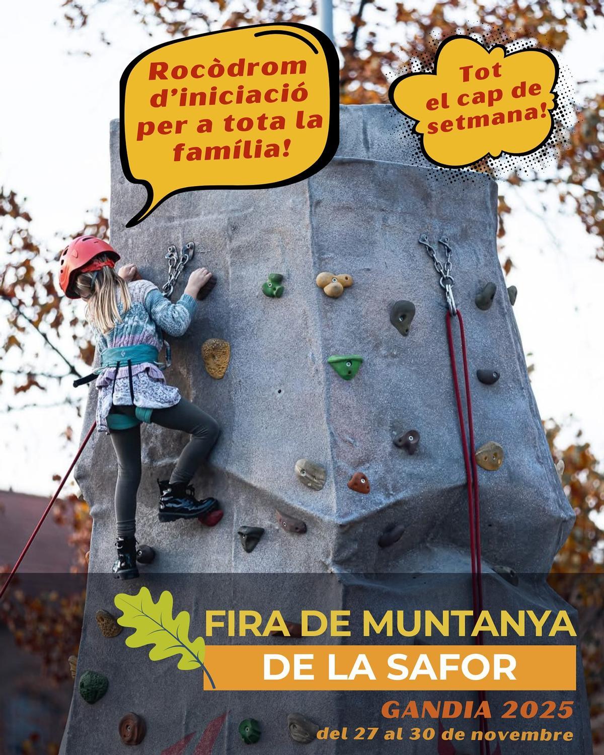 El rocòdrom és una de les novetats d'enguany