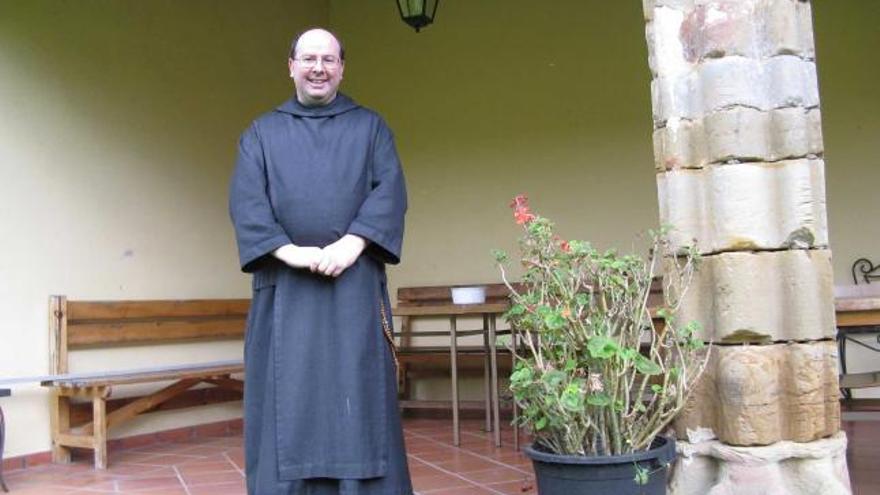 Tarsicio Lemarie, en el monasterio de Valdediós.