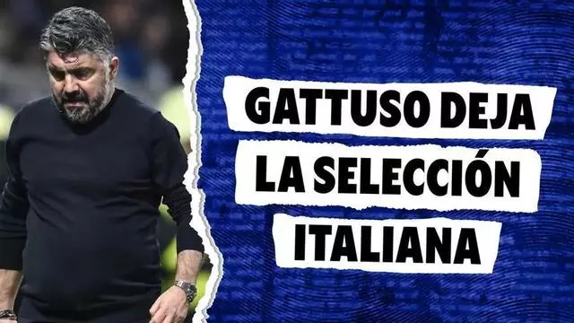 Gattuso también deja la selección italiana