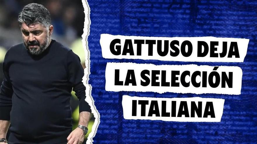 Gattuso también deja la selección italiana
