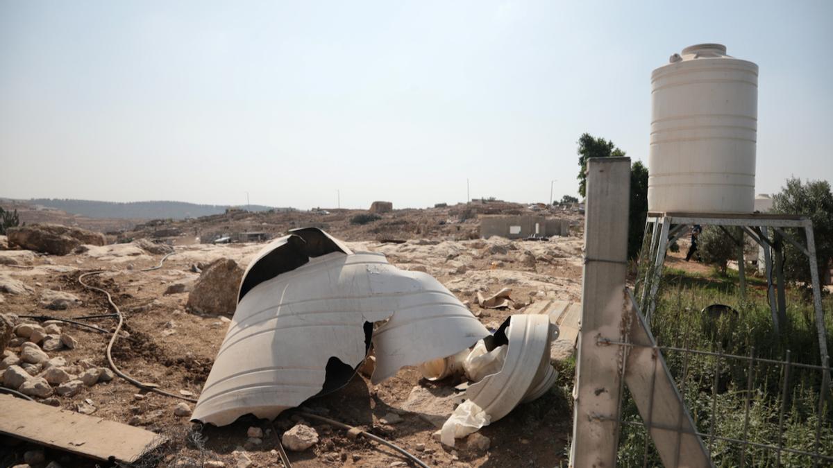 Centenares de palestinos están siendo expulsados de sus tierras en Cisjordania