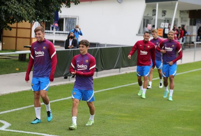 Las mejores imágenes del entrenamiento de hoy del Barça