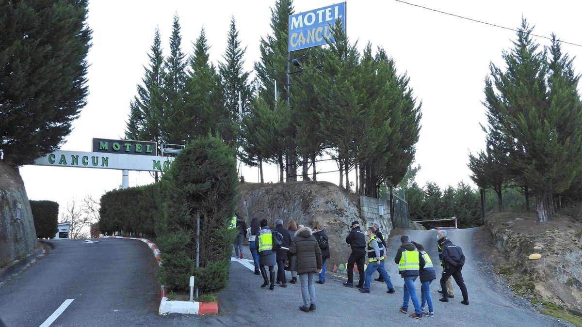 El motel de Barbadás en el que la víctima y el acusado estuvieron juntos antes de la muerte de Nerea Añel.