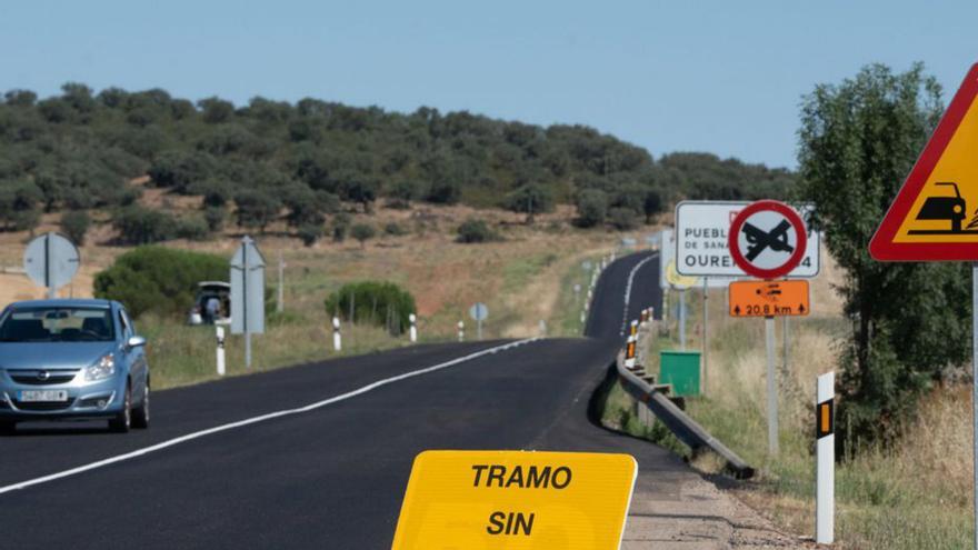 Las obras de la N-631 de Zamora se retoman para echar las capas de rodadura