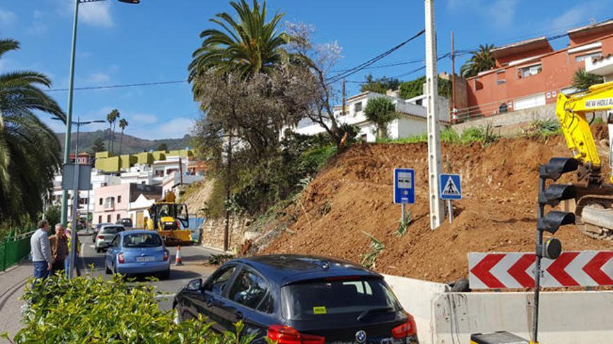 El acceso a Teror por la GC-21 cierra este viernes