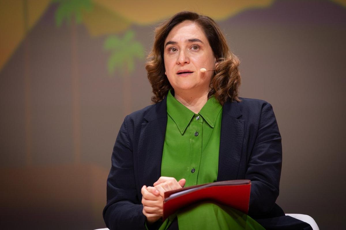 19/11/2019 La alcaldesa de Barcelona, Ada Colau, durante su intervención en la inauguración de la Smart City Expo World Congress 2019, en Barcelona a 19 de noviembre de 2019. 19/11/2019 La alcaldesa de Barcelona, Ada Colau, durante su intervención en la inauguración de la Smart City Expo World Congress 2019, en Barcelona a 19 de noviembre de 2019.