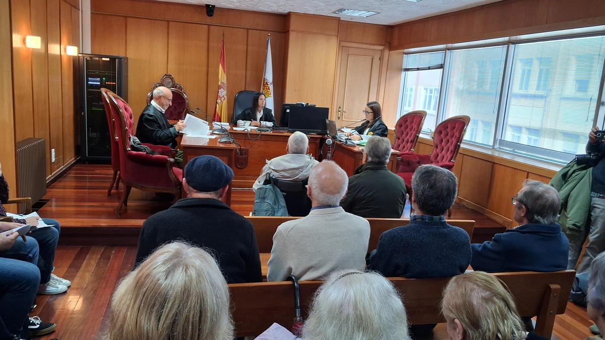 Imagen de la anulación de las sentencias en los Juzgados de Ferrol.
