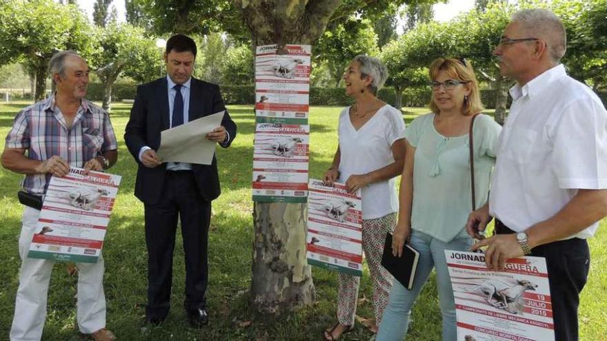 Lorenzo Masero, Ángel Zorita, Asunción Rubio, Cristina Ranilla y Salvador.