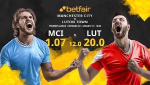 Manchester City vs. Luton Town: horario, TV, estadísticas, clasificación y pronósticos