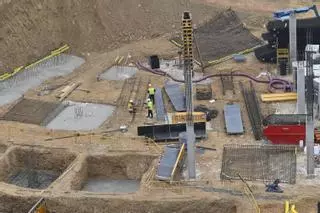 En imágenes | Una Cincomarzada atípica en Zaragoza: el Tío Jorge vacío y las máquinas trabajando en San Miguel y La Romareda