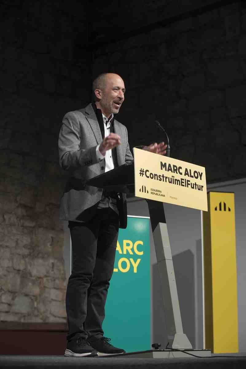 Acte de presentació de l'alcaldable per ERC a Manresa, Marc Aloy