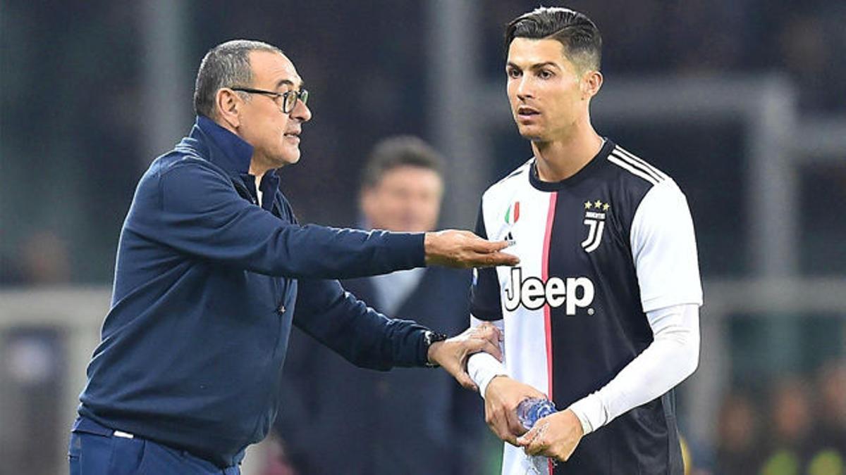 Sarri: "El objetivo es que Cristiano esté contra el Atlético"