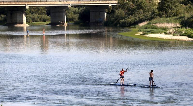 Las mejores imágenes de la ola de calor en Zaragoza