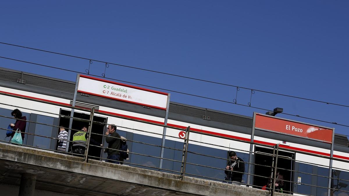 Un tren de Cercanías