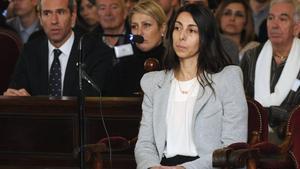 Raquel Gago, en la Audiencia de León en enero.