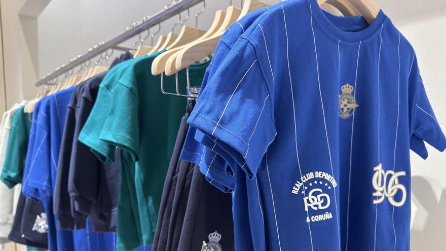 Zara y el Deportivo lanzan una colección de ropa de niños: camisetas, sudaderas y bolsas con el nuevo escudo