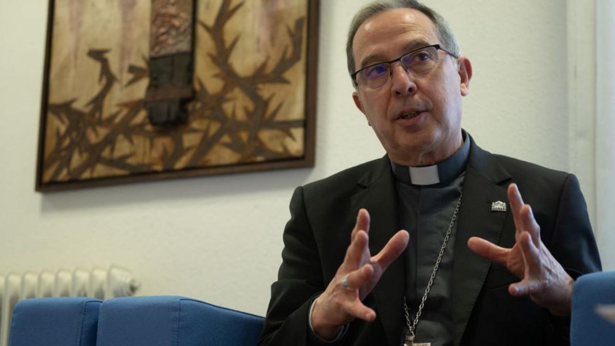 El obispo de Zamora Fernando Valera. | Emilio Fraile