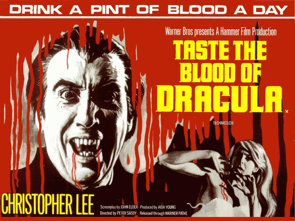 Cartel de la película 'El poder de la sangre de Drácula' (1970).