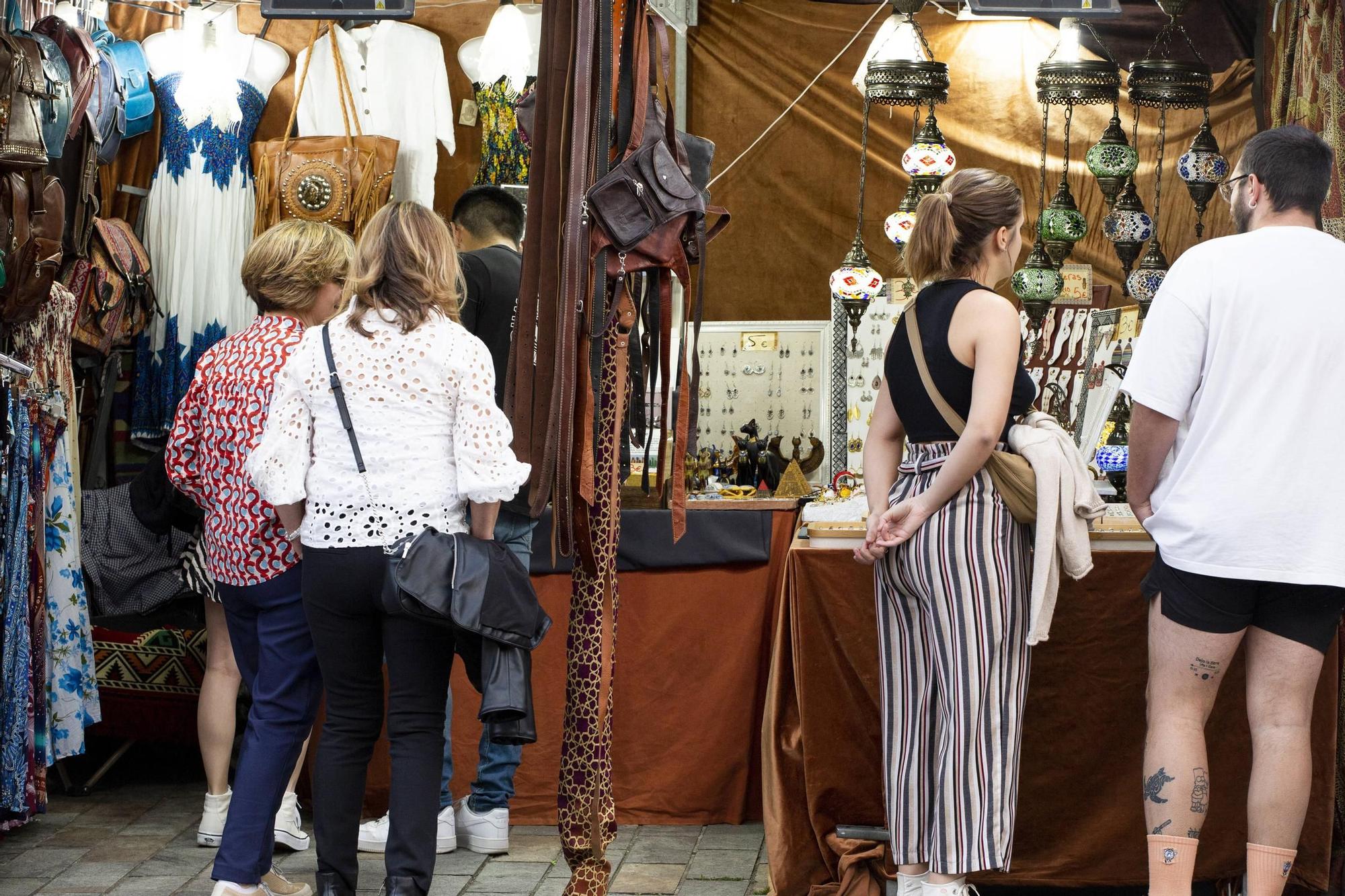 Así se ha desarrollado el sábado en el Mercado de la Primavera de Cáceres