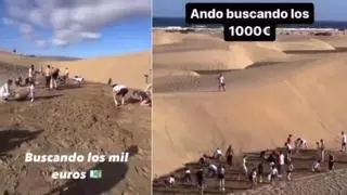 El Cabildo de Gran Canaria investiga un posible delito ambiental por el disparate viral en las Dunas de Maspalomas