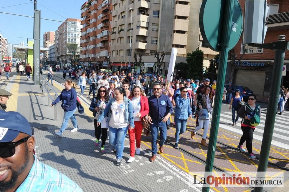 Manifestación de los agricultores por el Mar Menor en Murcia