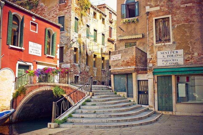 Calle de Venecia en el casco antiguo