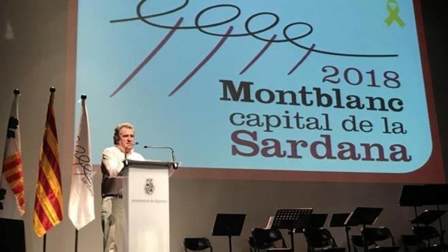 Presentació del cartell de Montblanc, capital de la sardana 2018.