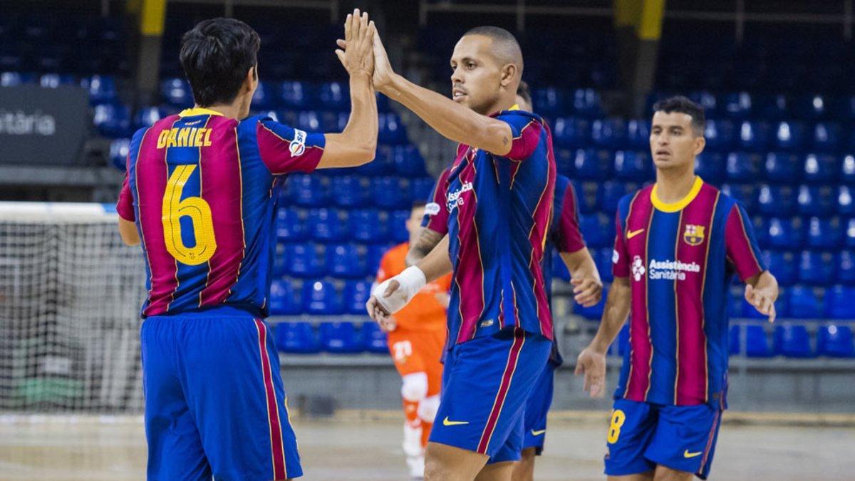 El Barça ofreció una buena imagen el pasado jueves en su victoria ante Palma Futsal