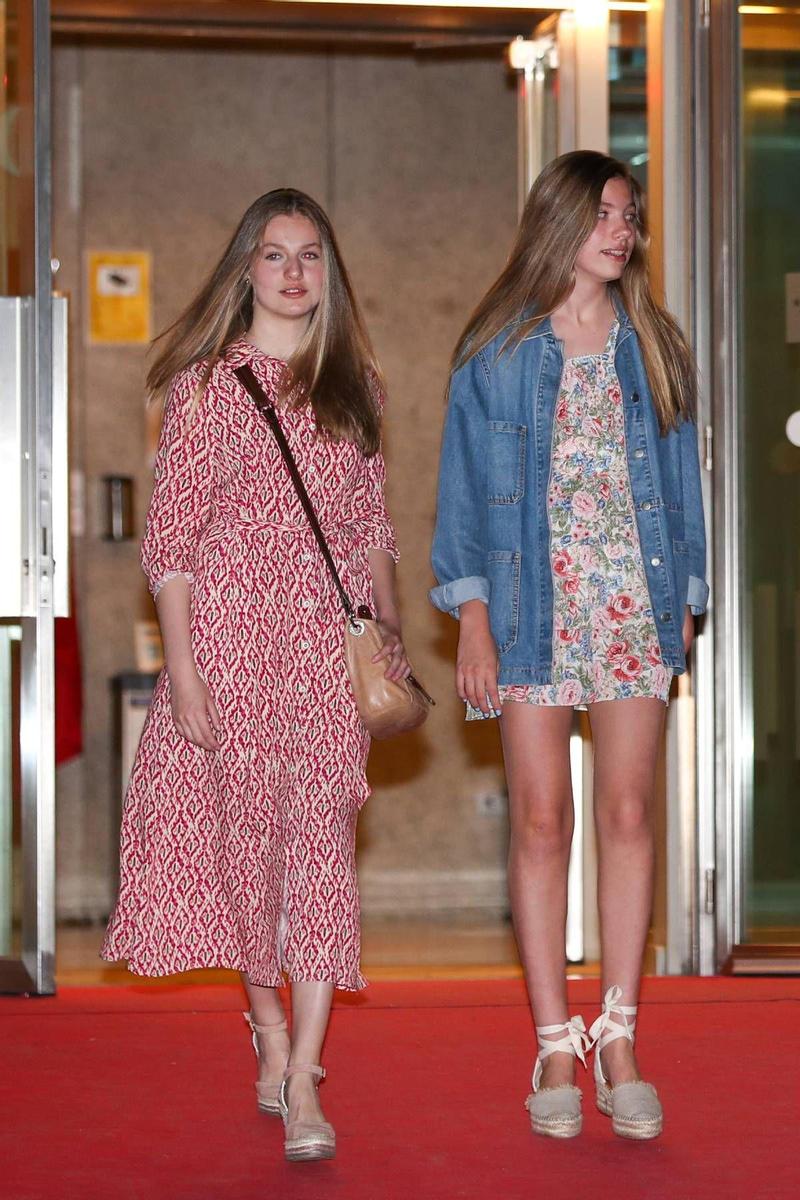 La princesa Leonor y la infanta Sofía con looks veraniegos