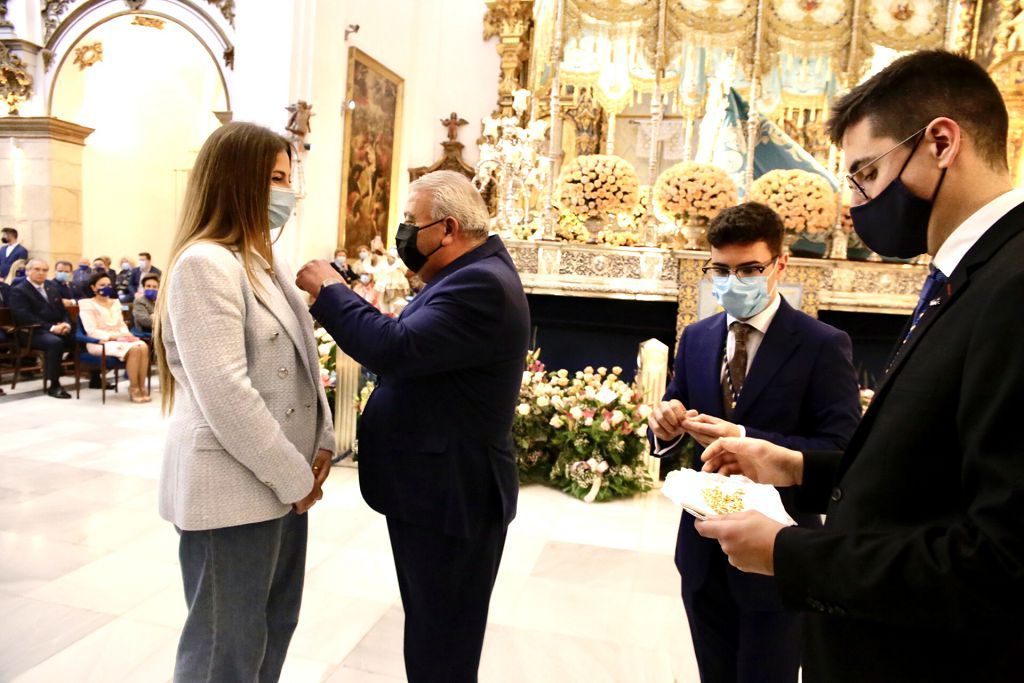 San Francisco acoge la misa en honor de la Dolorosa del Paso Azul de Lorca