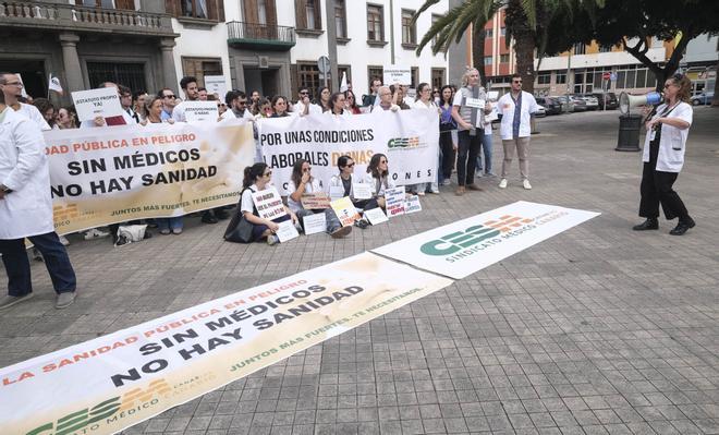 Huelga de médicos en Las Palmas de Gran Canaria (16/03/2026)